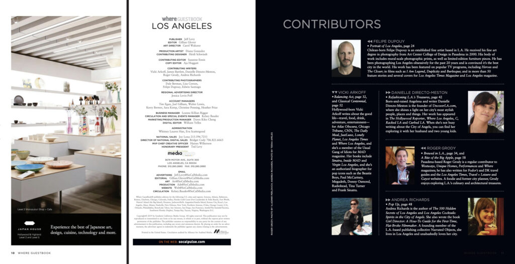 Where LA Guestbook 1